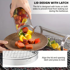 Stainless Steel BBQ Grill Outdoor Campfire Portable Cooking Grate
