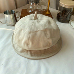 Vintage Washed Beret Solid Cotton Newsboy Cap Painter Hats