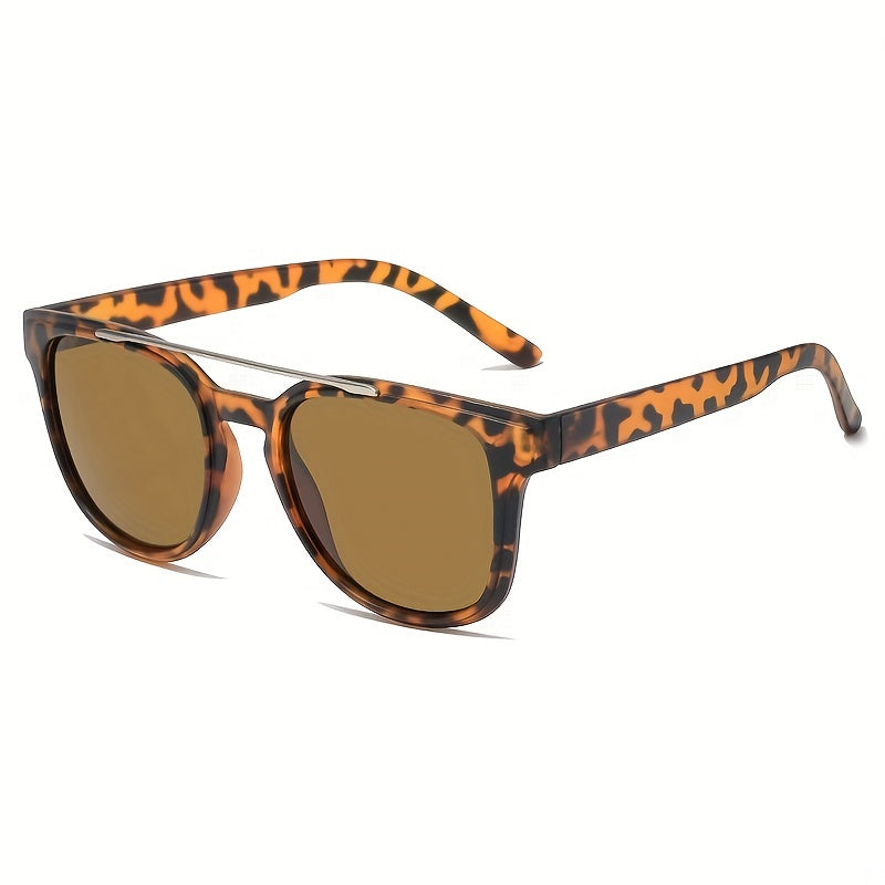 Leopard Print Sunglasses UV Protection for Outdoor Travel - Men and Women