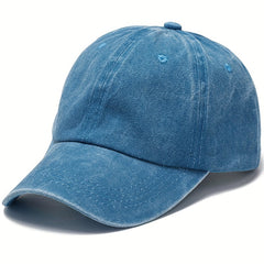 Men's Vintage Baseball Cap Solid Light Plate Cap Outdoor Sun Visor Cap
