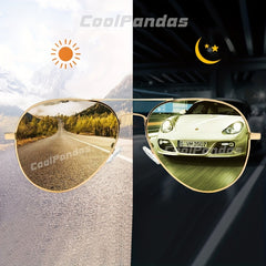 Polarized Photochromic Night Driving Glasses