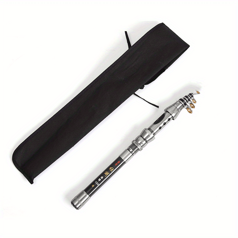 Carbon Telescopic Fishing Rod Lightweight Durable Casting Pole