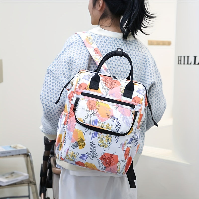 Fashionable Mommy Bag Large Capacity Diaper Bag Backpack