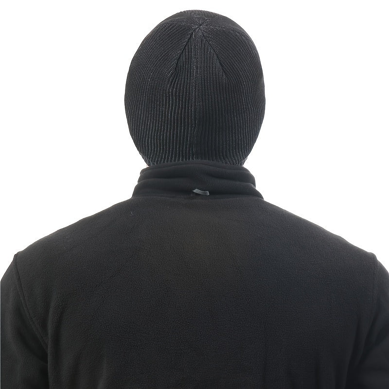 Men's Knitted Hat Outdoor Warm Beanie Hat