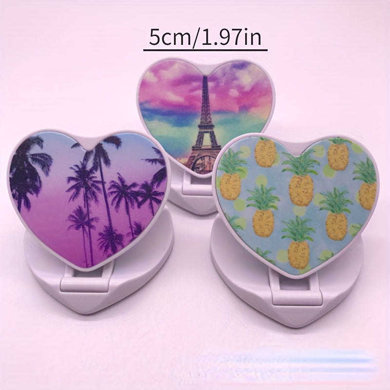 Heart Shaped Phone Holder 360 Rotating Desktop Phone Holder, Ideal Birthday Gift
