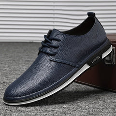 Men's Smart Casual Walking Shoes, Lace Up, Assorted Colors