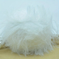 Soft Long Hair Mink Fur Hand Knitted DIY Sweater Coat Bag Doll Material Thread
