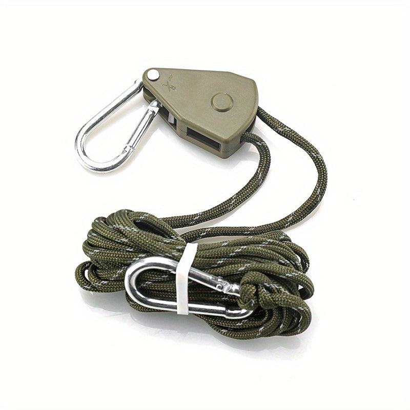 Adjustable Windproof Rope w/ Fixed Buckle for Hiking & Camping