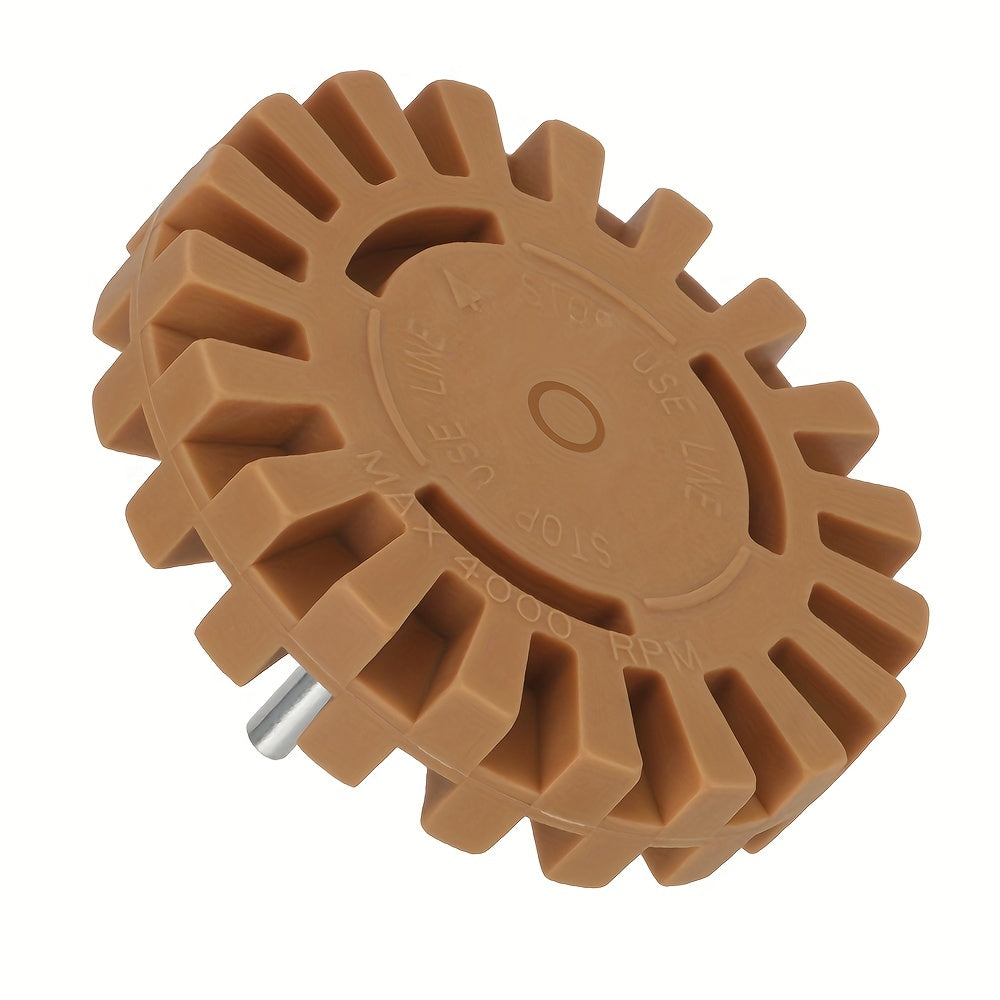 Rubber Eraser Wheel Car Repair Paint Tool Glue Sticker Decal Remover