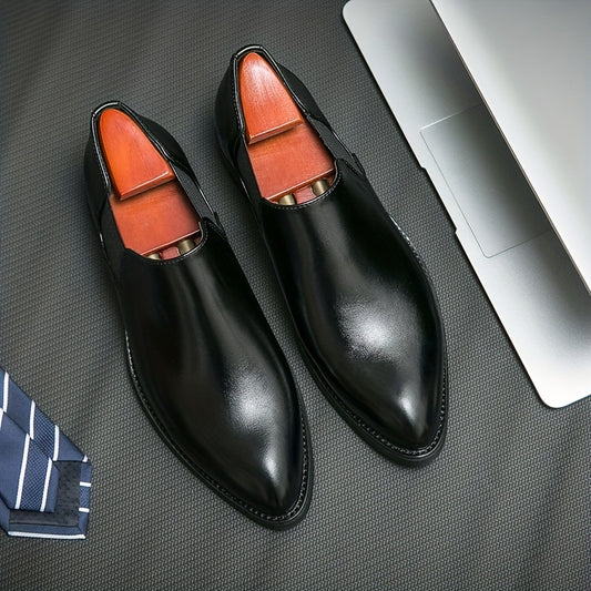 Men's Pointed Toe Slip On Formal Shoes