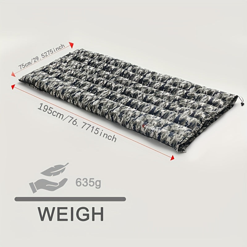Ultralight Camo Envelope Sleeping Bag for Camping