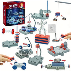 XUEYOUMA Magnetic Science Experiment Set - Anti Gravity, Levitation, 12-in-1 Toy