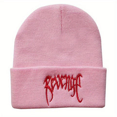Personalized Letter Embroidery Knit Hat