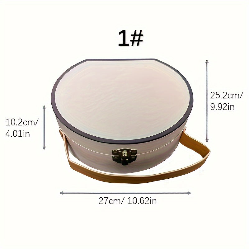 3pcs Oval Shape Gift Wrapping Box Set Wedding Decoration Supplies