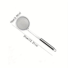 Stainless Steel Mesh Skimmer Spoon Long Handle Anti-scalding Hot Pot Filter