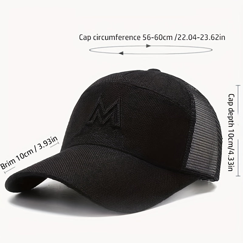 Men's Sunscreen Mesh Baseball Cap for Outdoor Activities