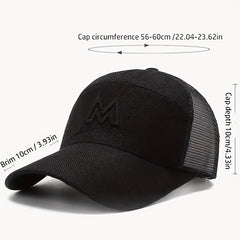 Men's Sunscreen Mesh Baseball Cap for Outdoor Activities