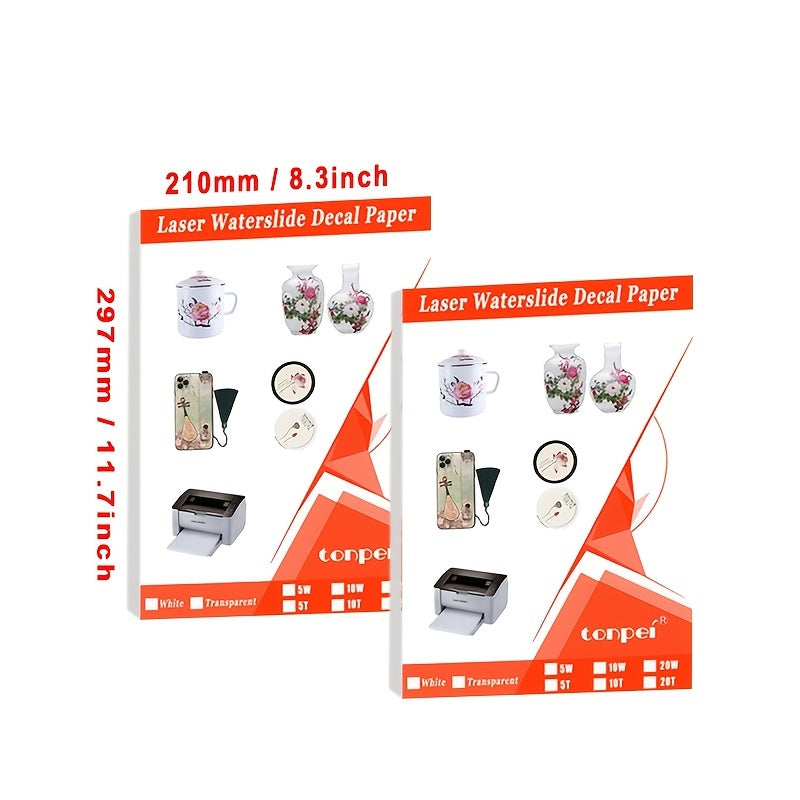 A4 Laser Water Transfer Paper for Glass Mug Crystal Water-based Transfer