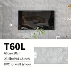 10pcs PVC Marble Floor Stickers Waterproof Bathroom Decals
