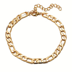 Golden Silvery Beach Anklet