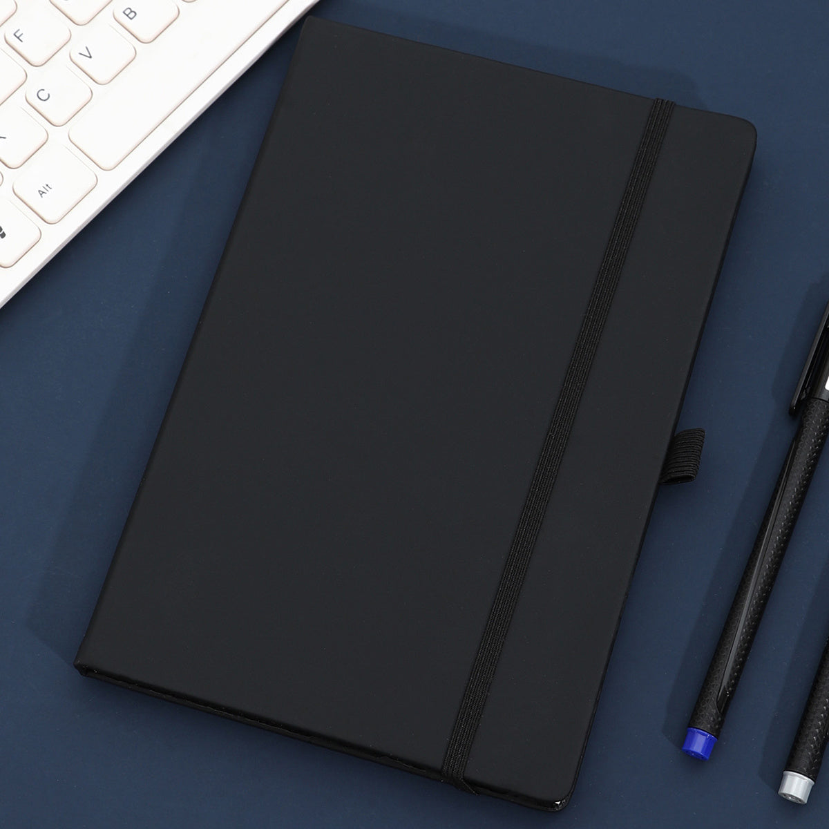 Fashionable A5 Notebook Cover with Leather Feel - 4 Colors