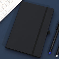 Fashionable A5 Notebook Cover with Leather Feel - 4 Colors