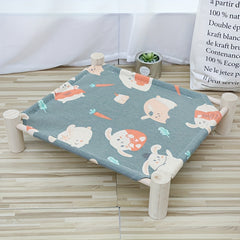 Cats Hammock Elevated Cat Bed Puppy Removable Bed