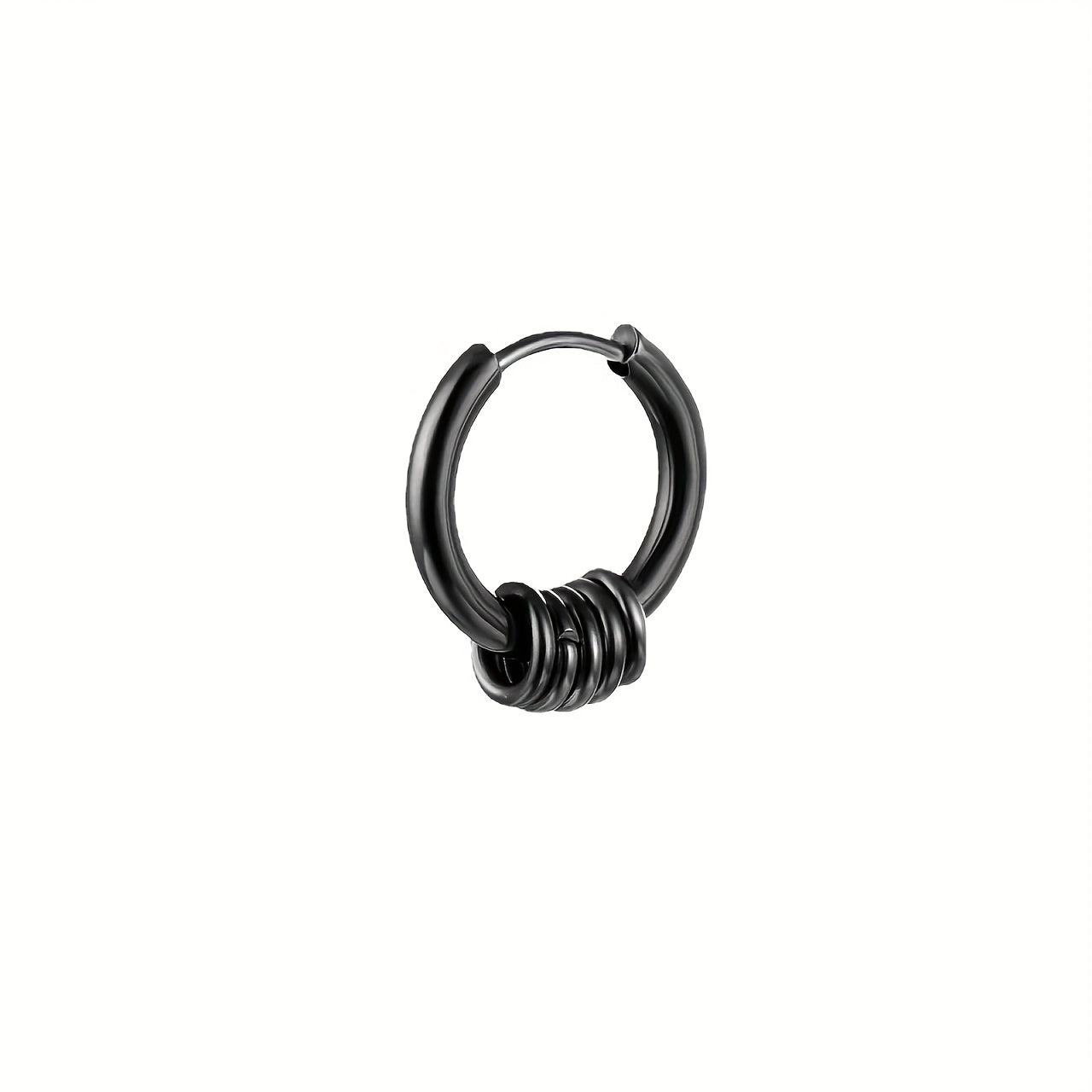 Stainless Steel Spring Clip Earrings Casual Earrings