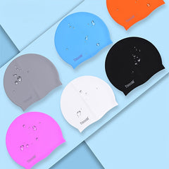 Silicone Swimming Cap for Men & Women - Stylish & Comfortable