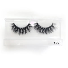 Soft and Natural 3D Mink False Eyelashes Bulk Pack with Carrying Case