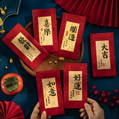 6pcs Red Envelope Dragon Year Spring Gain Sealing Year's Bag