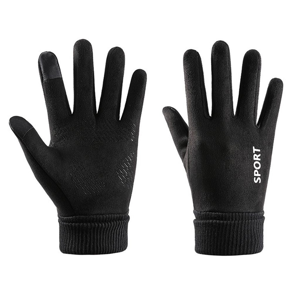 Men Winter Waterproof Cycling Gloves Outdoor Sports Running Motorcycle Ski