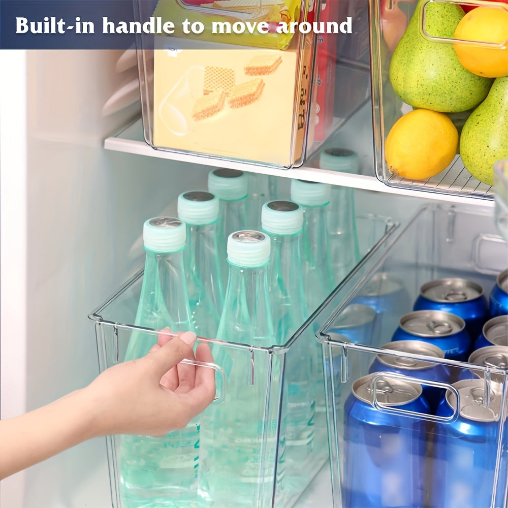 Clear Plastic Storage Box With Lids Kitchen Organizer