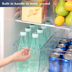 Clear Plastic Storage Box With Lids Kitchen Organizer