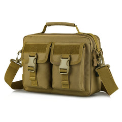 Men's Large Capacity Nylon Chest Bag with Shoulder Straps