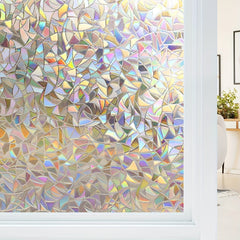 Rainbow Window Film 3D Decorative Vinyl Window Sticker