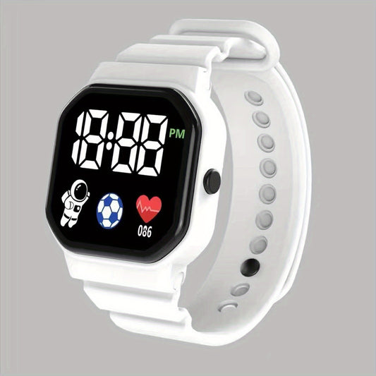 LED Screen Watch With Silicone Band - Holiday Gift