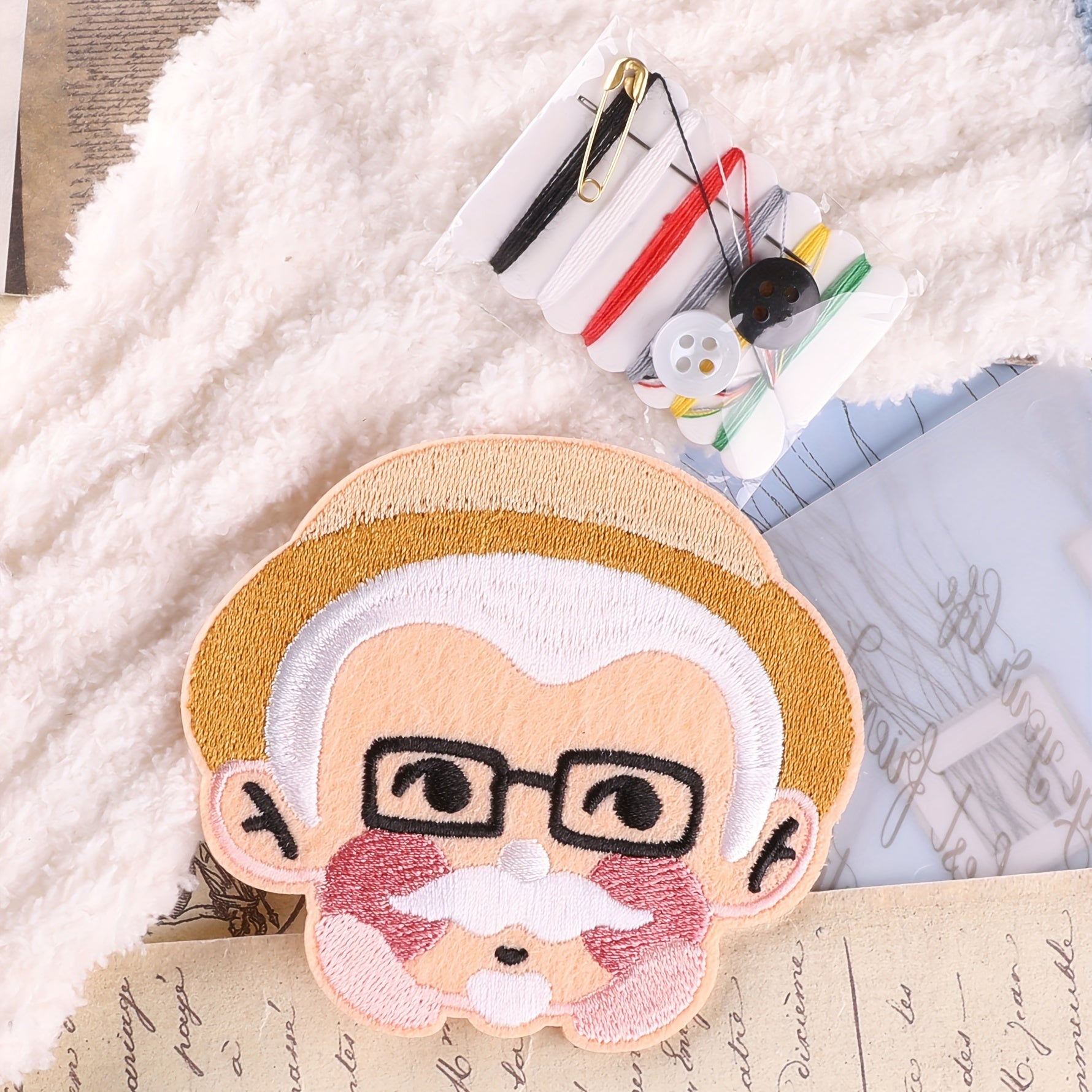 2pcs Figure Embroidery DIY Patch for Clothes Backpack Hat
