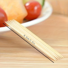 200pcs Disposable Bamboo Toothpick for Outdoor Use and Oral Hygiene