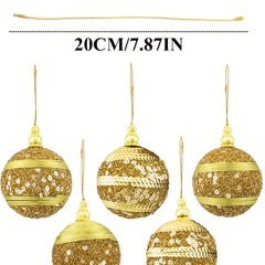 200pcs Golden Ribbon Ornament Hook Ropes with Snaps Locking