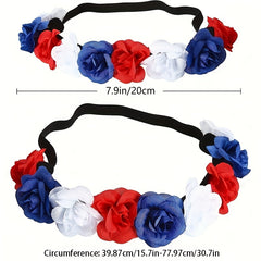 Flower Headband Elastic Hair Bundle Hair Accessories for Women