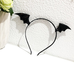 Halloween Bat Headband Funny Bat Wings Hair Hoop for Cosplay Party