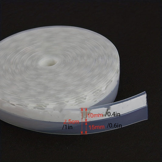 Transparent Roll Door Strip Bottom Seal 2 x 41 for House & Glass Shower Doors