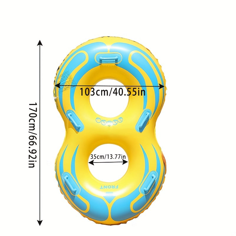 Ultra Thick Inflatable Water Slide Ring Swimming Ring
