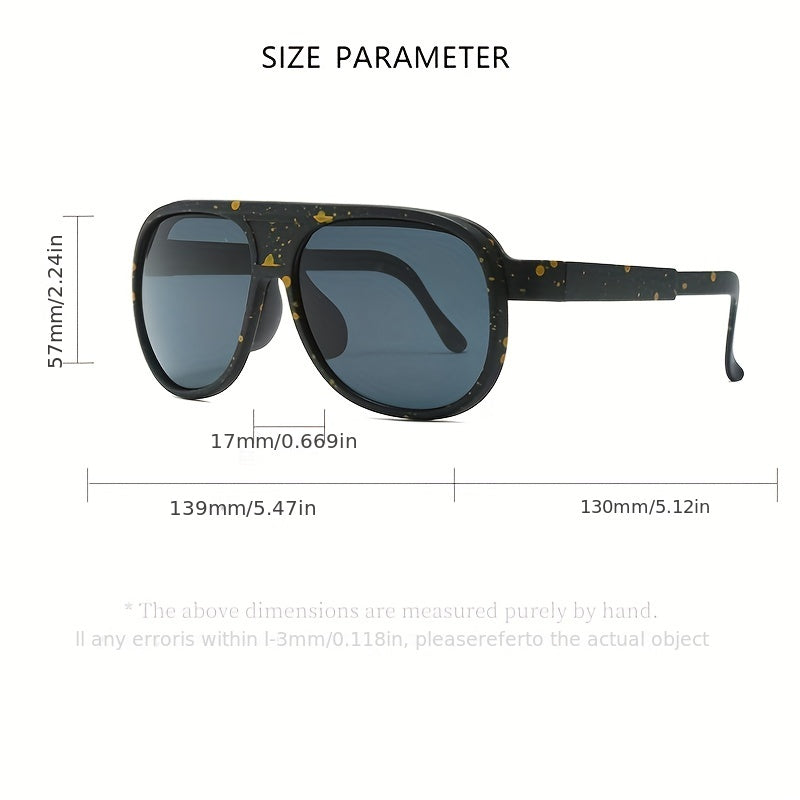 Sunglasses Large Frame Men's UV Protection Sports Outdoor Adjustable Mirror Legs