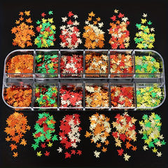 Maple Leaves Glitter Sequins Epoxy Resin Filling Autumn Series Resin Fillers