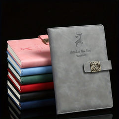 A5 PU Leather Notepad Magnetic Buckle Soft Journal