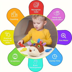 Interactive Hedgehog Fine Motor Skills Toy for Toddlers
