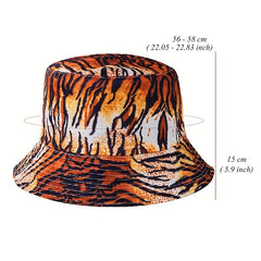 Double-sided Printed Sun Protection Bucket Hat for Men and Women