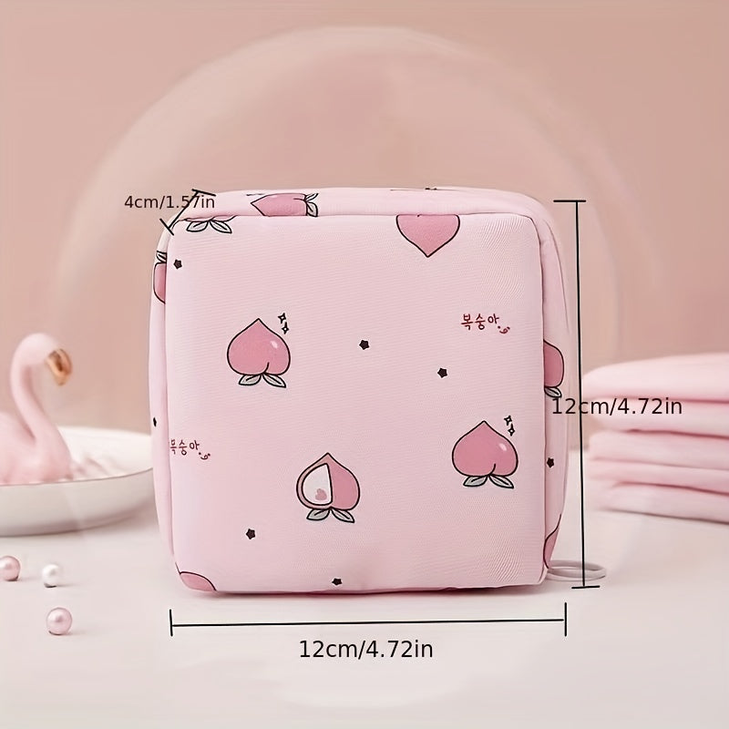 Women Tampon Storage Bag Sanitary Pad Pouch Napkin Cosmetic Organizer
